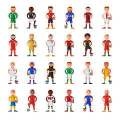 football teams flat icon