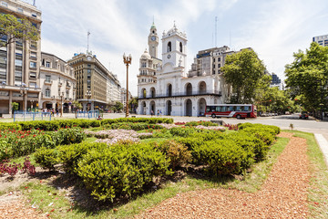 City square of Buenos Aires
