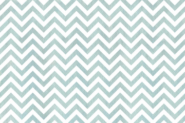Watercolor blue stripes background, chevron.