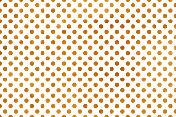 Golden polka dot background.