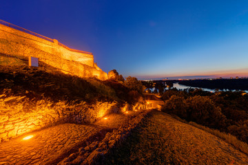 Belgrade fortress and panorama view