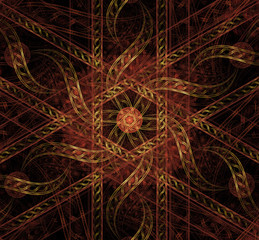 Fantasy fractal desktop wallpaper