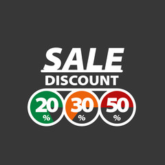 vector sign for discounts