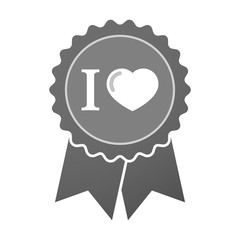 Isolated award badge with  an 