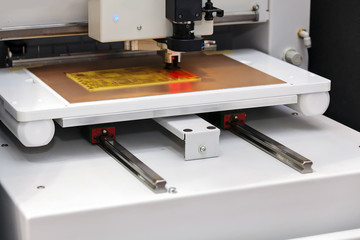 Production line of microchips