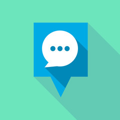 Long tooltip icon with a comic balloon