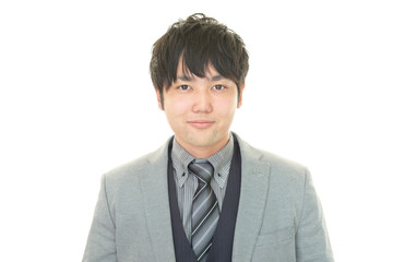 笑顔のビジネスマン