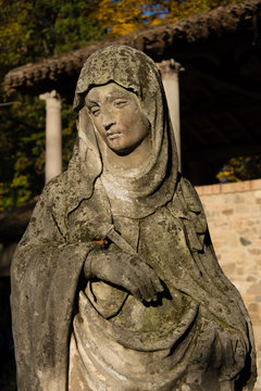 Old maria statue