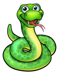 Snake Cartoon Character