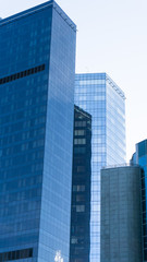 Obraz premium modern glass skyscrapers in the city Tallinn