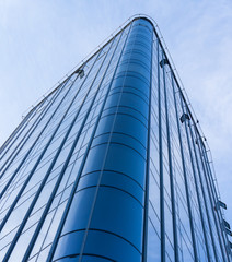 modern glass skyscrapers in the city Tallinn