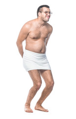 Fototapeta premium Man should be in the toilet