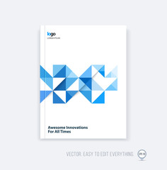 Brochure template layout, cover design annual report, magazine,