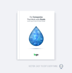 Brochure template layout, cover design annual report, magazine,