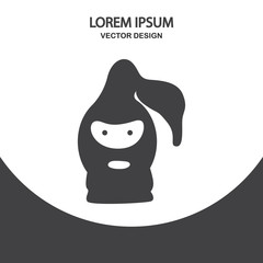 Thief icon on the background