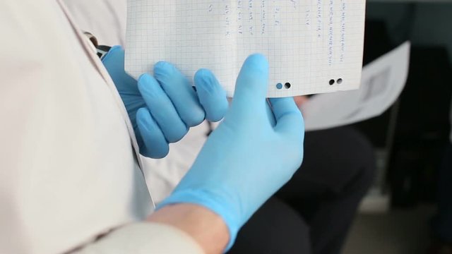 Scientists work in laboratory