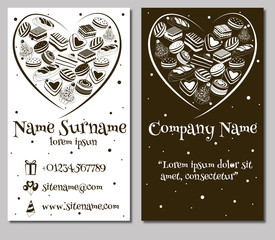 Business card template.