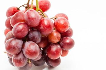 Bunch of red grapes