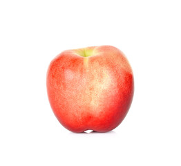Nectarine fruit isolated on the white background