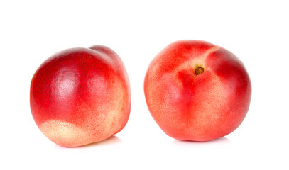 Fototapeta na wymiar Nectarine fruit isolated on the white background
