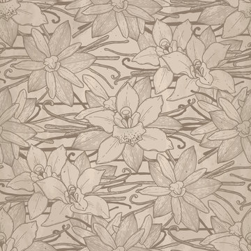 Graphic vanilla pattern