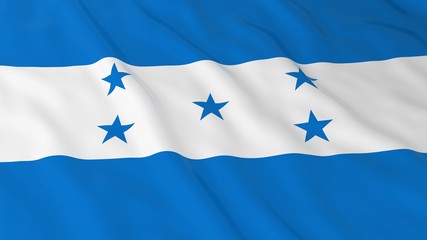 Honduran Flag HD Background - Flag of Honduras 3D Illustration