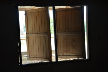 The windows of the house