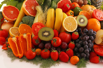 新鮮な野菜と果物