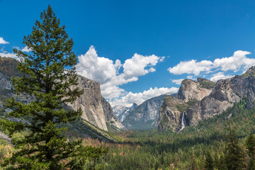 Fototapeta na wymiar Tunnel View, Yosemite National Park