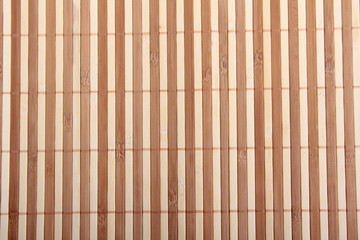 Woven cloth made of cane and bamboo