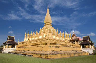 Fototapeta na wymiar Wat Phra That Luang, Vientiane, Lao PDR