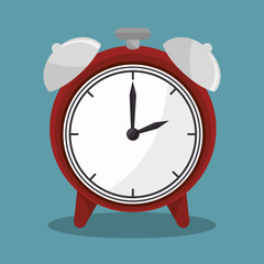 alarm clock design, vector illustration eps10 graphic 