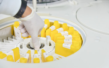 Scientist working