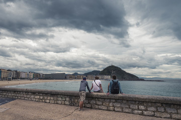 view over donostia