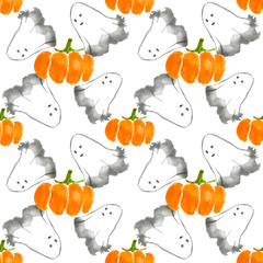Ghosts and pumpkins