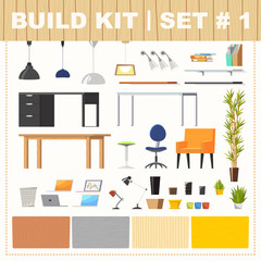 Build kit 1 office furniture