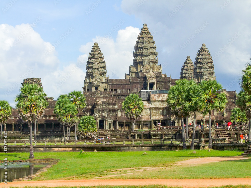 Wall mural Angkor Wat in Cambodia