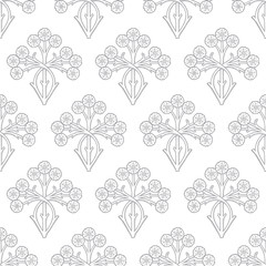 Vector floral seamless pattern