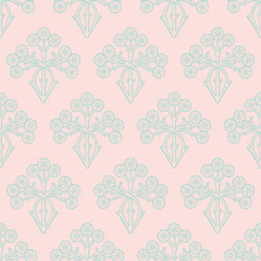 Vector floral seamless pattern