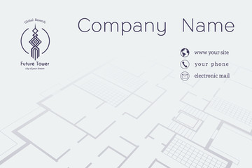 Vector Architectural Business Card