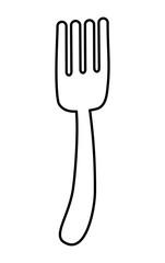 Menu icon. Fork  design. vector graphic
