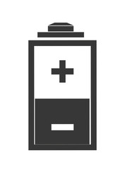 Battery icon. Energy design. vector graphic