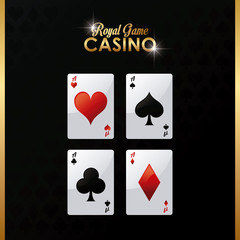 Casino design. Game icon. Colorfull illustration