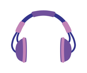  headphones design. Music and sound icon. vector graphic