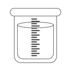 Laboratory Flask design. Science icon. vector graphic