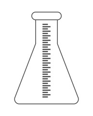 Laboratory Flask design. Science icon. vector graphic