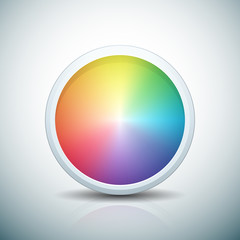 Color wheel button