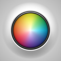 Color wheel button