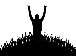 Banner for music concerts and sport championships