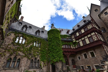 Wernigerode, der Innenhof des Schlosses